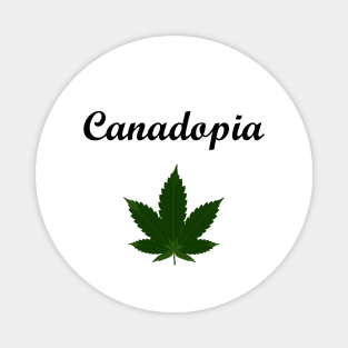 Canadopia Canada Marijuana Pot Leaf Light-Color Magnet